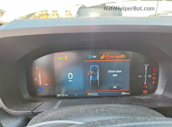 3FTTW8H30SRB07304 2025 FORD MAVERICK Кремовый Вид щитка приборов