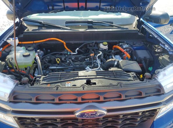 3FTTW8H32RRB14751 2024 FORD MAVERICK Blue Սալոնի հետևի տեսք