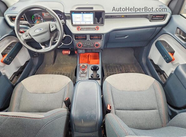 3FTTW8H32RRB46227 2024 FORD MAVERICK White Dashboard view