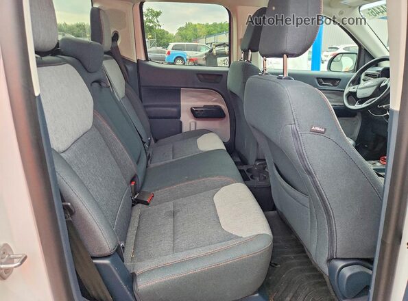 3FTTW8H32RRB46227 2024 FORD MAVERICK White Rear seats view