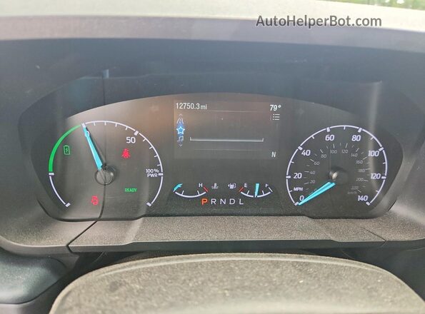 3FTTW8H34RRA36716 2024 FORD MAVERICK Blue Vista del cuadro de instrumentos