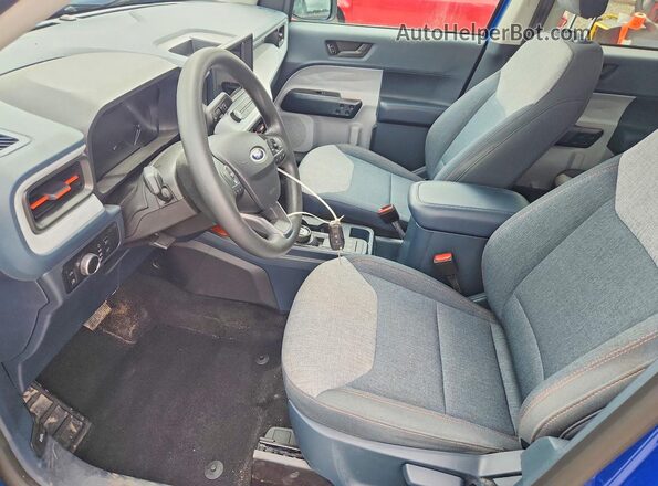 3FTTW8H34RRA36716 2024 FORD MAVERICK Blue Vista interior delantera