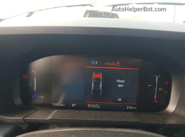3FTTW8H3XSRB56834 2025 FORD MAVERICK Угольный Вид щитка приборов