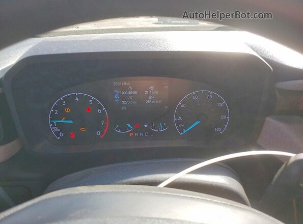 3FTTW8H93RRA53771 2024 FORD MAVERICK Gray Вид щитка приладів