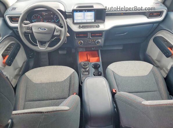 3FTTW8H96RRB19004 2024 FORD MAVERICK Gray Առջևի վահանակի տեսք