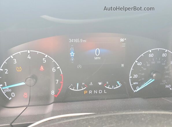 3FTTW8H96RRB19004 2024 FORD MAVERICK Gray Սարքավորումների վահանակի տեսք