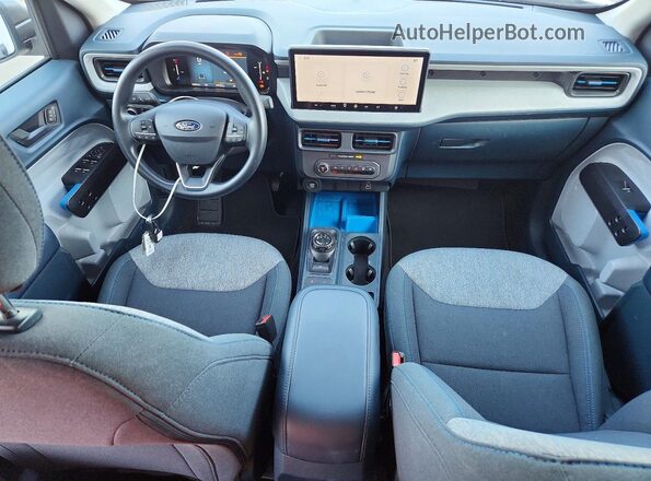 3FTTW8HAXTRA00938 2026 FORD MAVERICK White Dashboard view