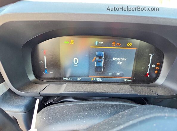3FTTW8J32SRB49015 2025 FORD MAVERICK Белый Вид щитка приборов