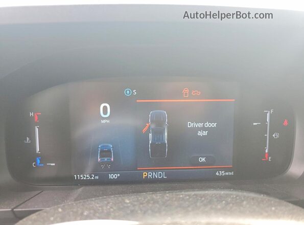 3FTTW8J3XSRB73272 2025 FORD MAVERICK Blue Սարքավորումների վահանակի տեսք