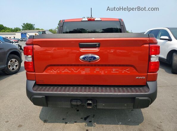 3FTTW8J90RRA83983 2024 FORD MAVERICK Red Vista trasera