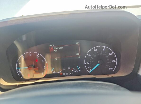 3FTTW8J90RRB24712 2024 FORD MAVERICK White Սարքավորումների վահանակի տեսք