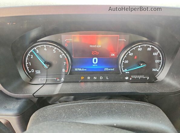 3FTTW8J92RRB74902 2024 FORD MAVERICK Gray Вид щитка приладів