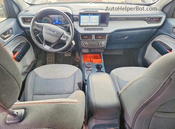 3FTTW8J92RRB74902 2024 FORD MAVERICK Gray Вид панелі приладів