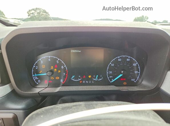 3FTTW8J93RRB03868 2024 FORD MAVERICK Белый Вид щитка приборов