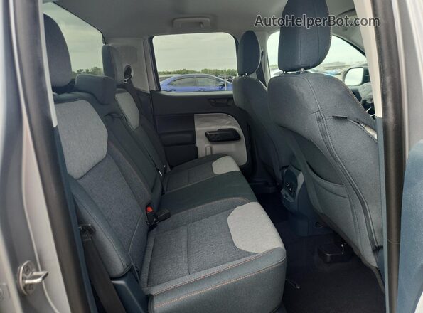 3FTTW8J98RRB46201 2024 FORD MAVERICK Silver Rear seats view