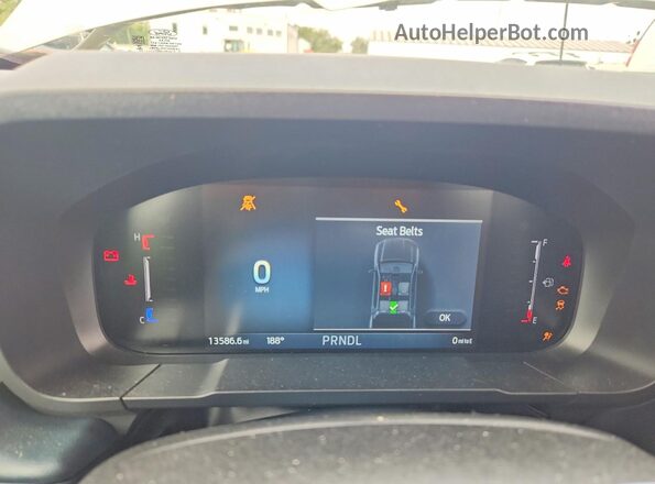 3FTTW8JAXSRA59559 2025 FORD MAVERICK Tan Instrument cluster view