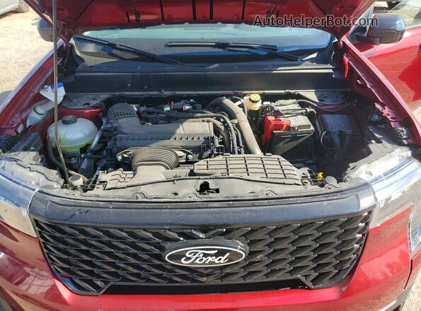 3FTTW8JAXSRB55000 2025 FORD MAVERICK Red Widok wnętrza z tyłu