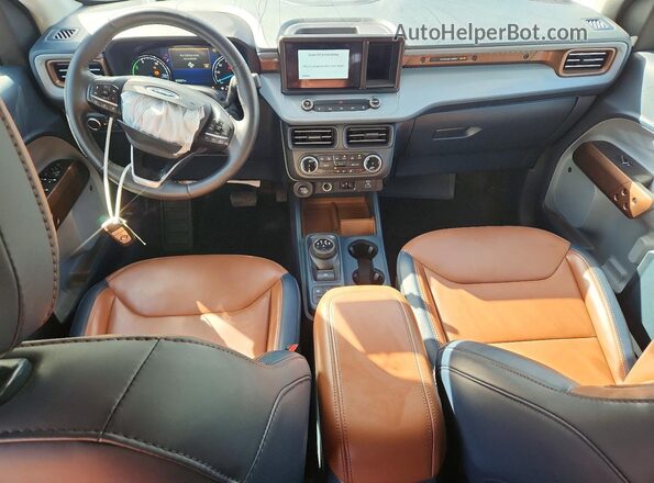 3FTTW8M30RRB29125 2024 FORD MAVERICK Blue წინა პანელის ხედი