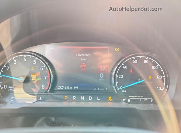 3FTTW8R94RRA72523 2024 FORD MAVERICK Black Instrument cluster view