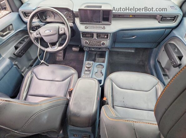 3FTTW8R96RRB34049 2024 FORD MAVERICK Blue წინა პანელის ხედი