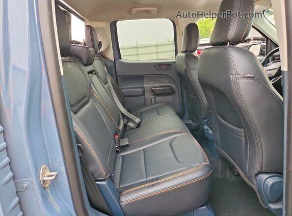 3FTTW8R96RRB34049 2024 FORD MAVERICK Blue უკანა სავარძლების ხედი