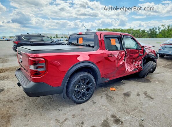 3FTTW8S31SRB62479 2025 FORD MAVERICK Red Trasero derecho