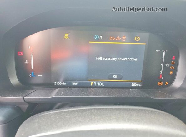 3FTTW8S31TRA85288 2026 FORD MAVERICK Gray Вид щитка приладів