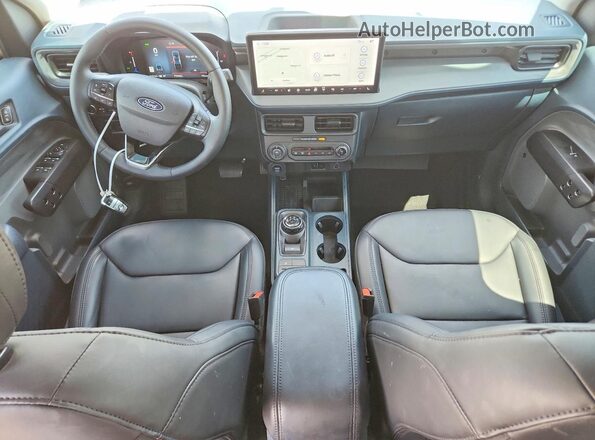 3FTTW8S3XSRB27486 2025 FORD MAVERICK Silver Dashboard view