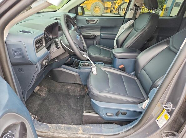 3FTTW8S90RRA58127 2024 FORD MAVERICK Charcoal Widok wnętrza z przodu