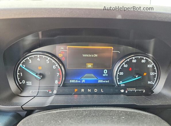 3FTTW8S97RRB51209 2024 FORD MAVERICK Black Instrument cluster view