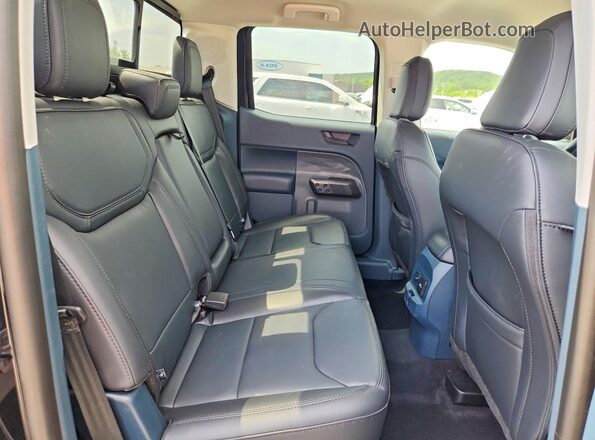 3FTTW8S97RRB51209 2024 FORD MAVERICK Black Rear seats view