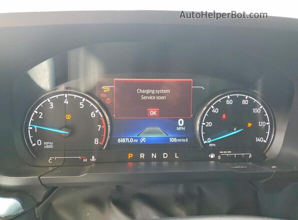 3FTTW8S99RRA63570 2024 FORD MAVERICK Black Widok zestawu wskaźników