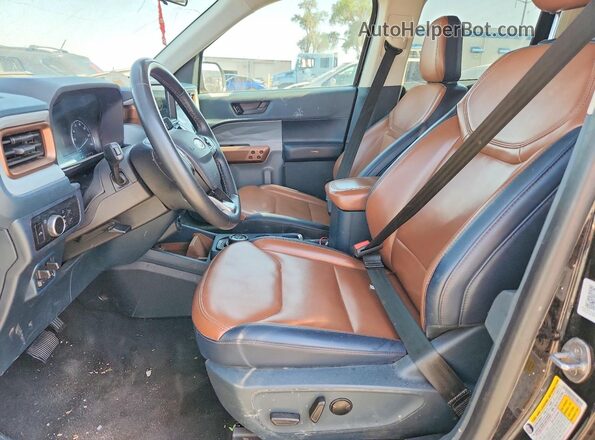 3FTTW8S99RRA84306 2024 FORD MAVERICK Black Widok wnętrza z przodu