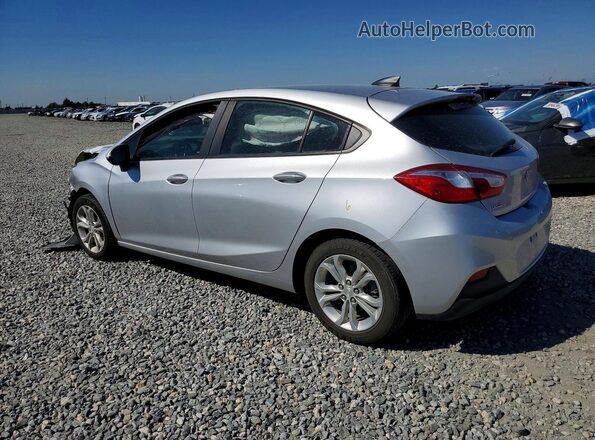 3G1BC6SM7KS614812 2019 CHEVROLET CRUZE Серебряный Задняя левая четверть