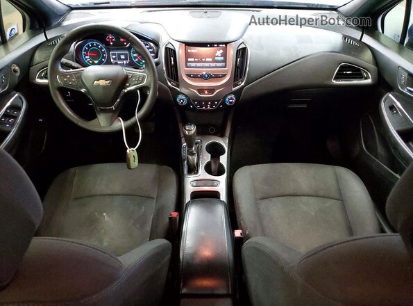 3G1BE5SM6HS559654 2017 CHEVROLET CRUZE Blue Առջևի վահանակի տեսք