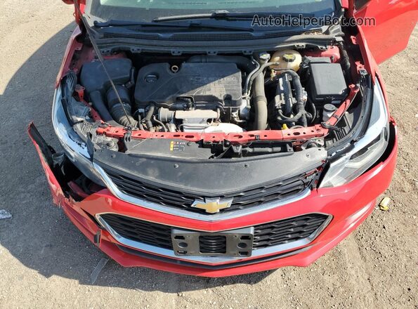 3G1BE6SM0HS576567 2017 CHEVROLET CRUZE Red Rear interior view