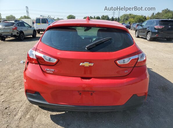 3G1BE6SM0HS576567 2017 CHEVROLET CRUZE Red Rear view