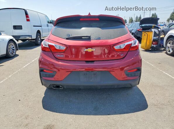 3G1BE6SM0HS600110 2017 CHEVROLET CRUZE Burgundy უკანა ხედი