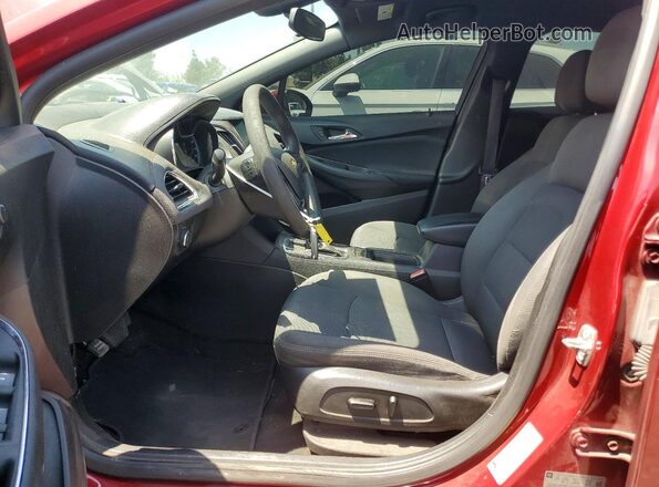 3G1BE6SM0HS600110 2017 CHEVROLET CRUZE Burgundy წინა სალონის ხედი