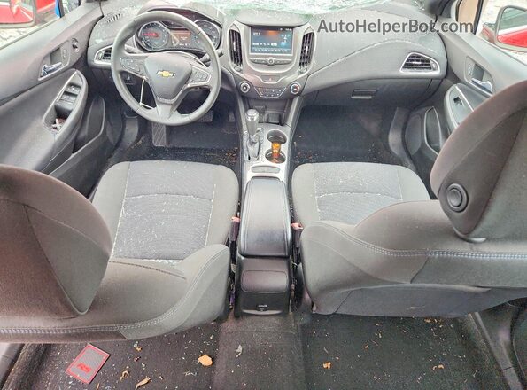3G1BE6SM0JS527312 2018 CHEVROLET CRUZE Red Առջևի վահանակի տեսք