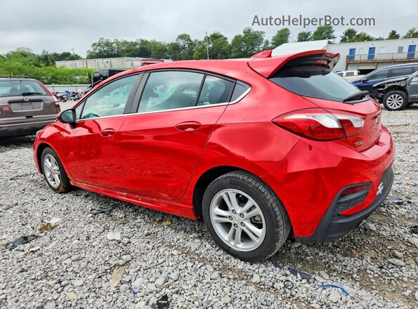 3G1BE6SM0JS527312 2018 CHEVROLET CRUZE Red Հետևի ձախ