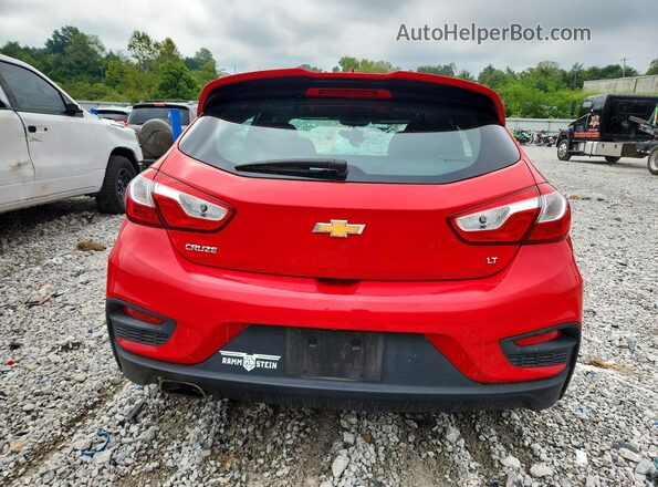3G1BE6SM0JS527312 2018 CHEVROLET CRUZE Red Հետևի տեսք