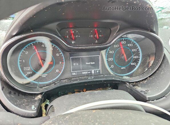 3G1BE6SM0JS527312 2018 CHEVROLET CRUZE Red Սարքավորումների վահանակի տեսք
