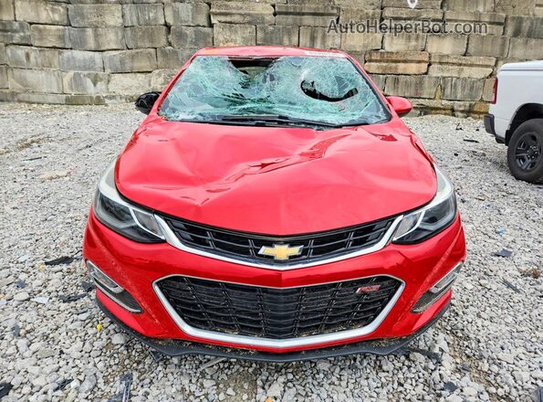 3G1BE6SM0JS527312 2018 CHEVROLET CRUZE Red Դիմացի տեսք