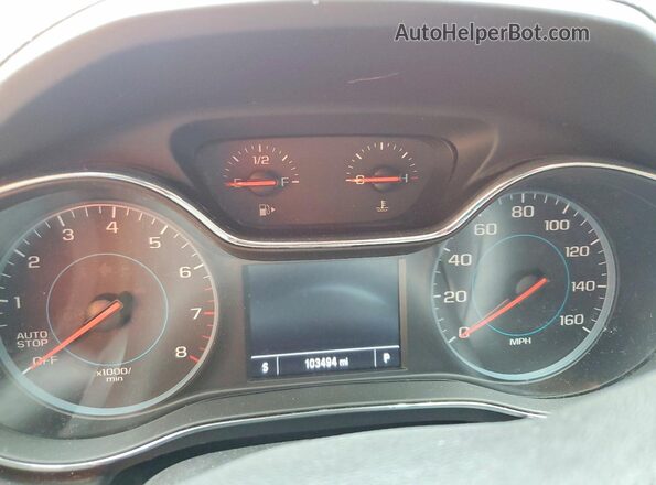 3G1BE6SM0JS611520 2018 CHEVROLET CRUZE Red Вид щитка приладів