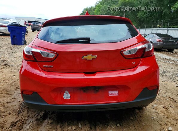 3G1BE6SM0JS611520 2018 CHEVROLET CRUZE Red Вид ззаду