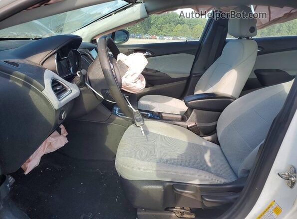 3G1BE6SM0KS597653 2019 CHEVROLET CRUZE Белый Вид салона спереди