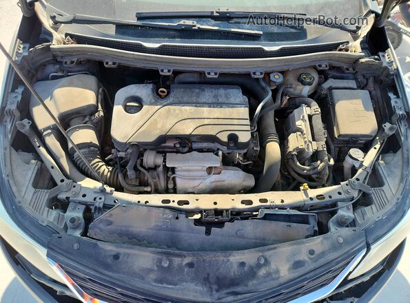 3G1BE6SM2HS567840 2017 CHEVROLET CRUZE Угольный Вид задней части салона