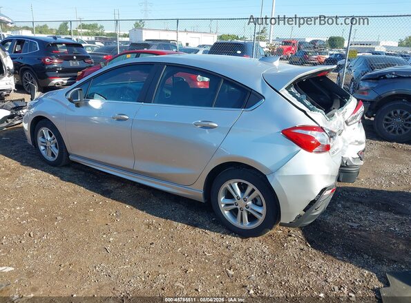 3G1BE6SM2HS580118 2017 CHEVROLET CRUZE Silver Trasero izquierdo