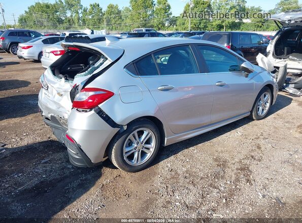 3G1BE6SM2HS580118 2017 CHEVROLET CRUZE Silver Trasero derecho